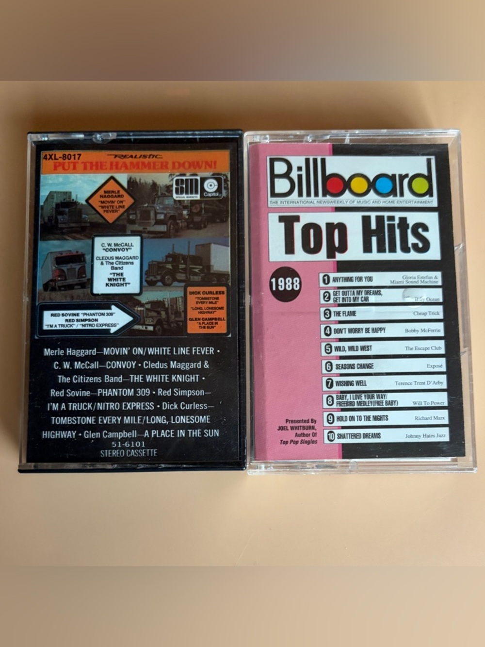 Cassette Tapes Billboard & Trucker Music